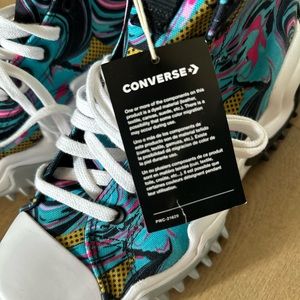 NEW with tags Converse Run Star Motion Hi Top Marbled Mens / Women Platform shoe